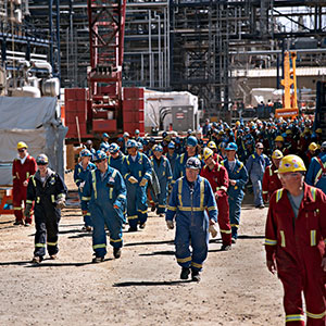 site workers